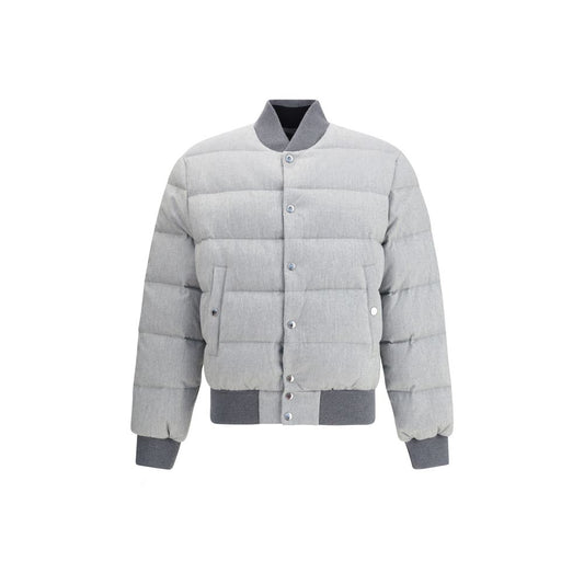 Dolce & Gabbana Gray Cotton Bomber