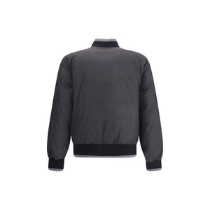 Dolce & Gabbana Gray Cotton Bomber