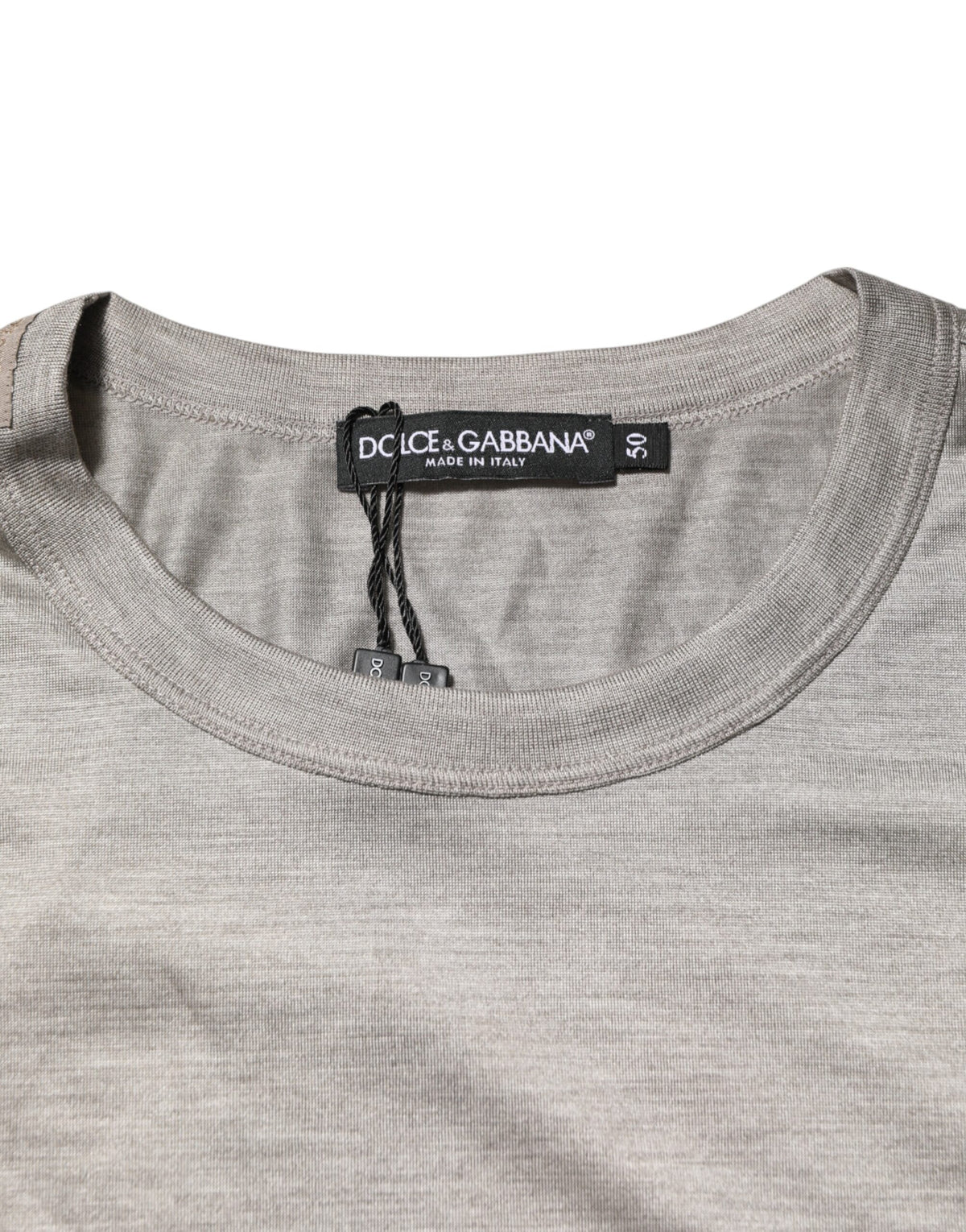 Dolce & Gabbana Beige Hazelnut Cotton Shortsleeve Shirt T-shirt