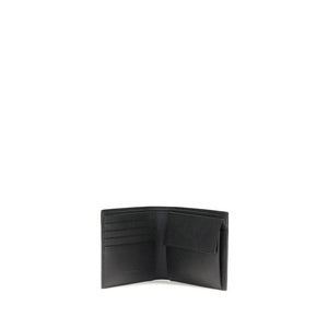 Saint Laurent Black Calf Leather Bos Taurus Wallet