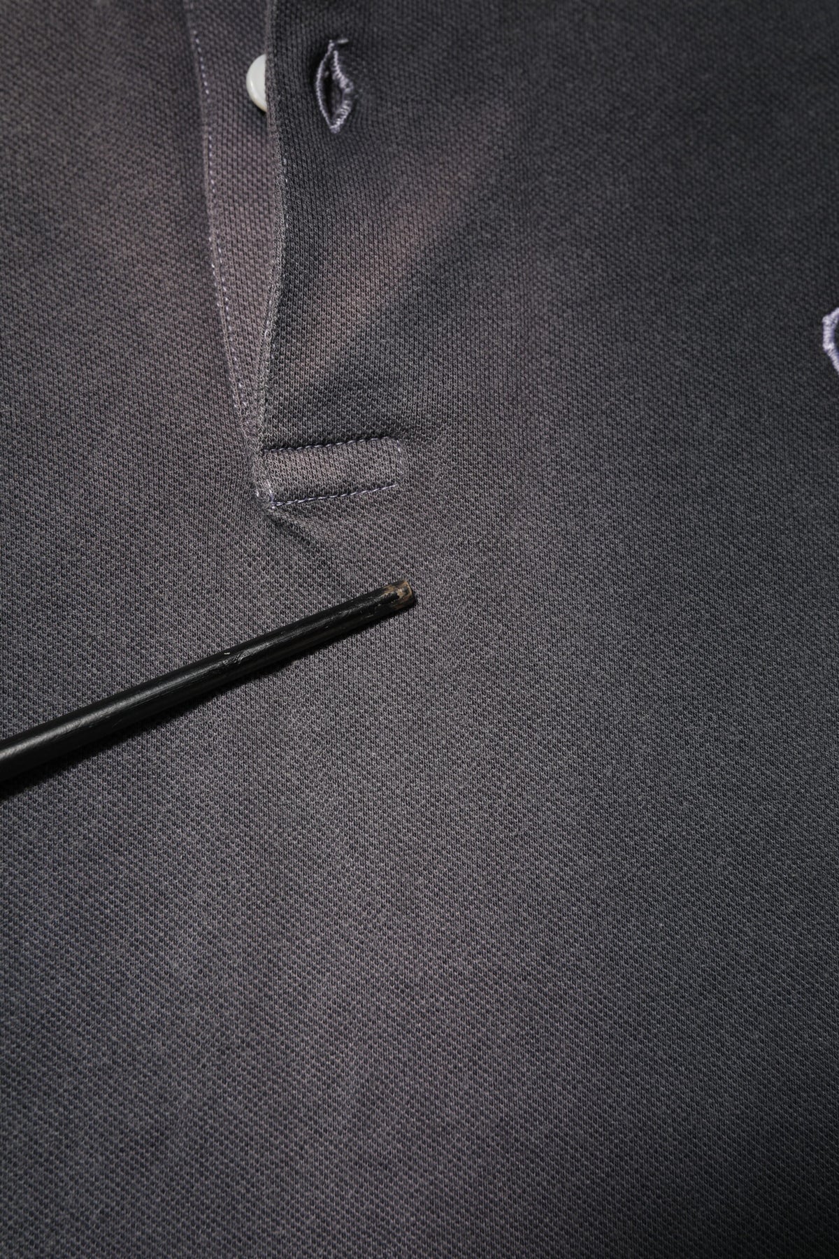 Dolce & Gabbana Gray Cotton Crown Collared Men Polo T-shirt