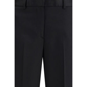 Lardini Black Wool Dress Pants