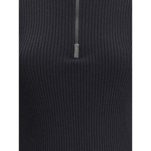 Brunello Cucinelli Black Cashmere Sweatshirt