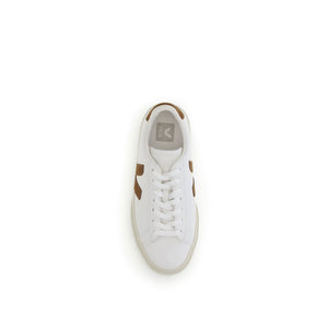 Veja White Leather Low Top Sneakers