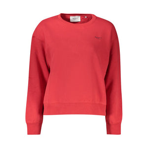 Pepe Jeans Red Organic Cotton Women Sweater