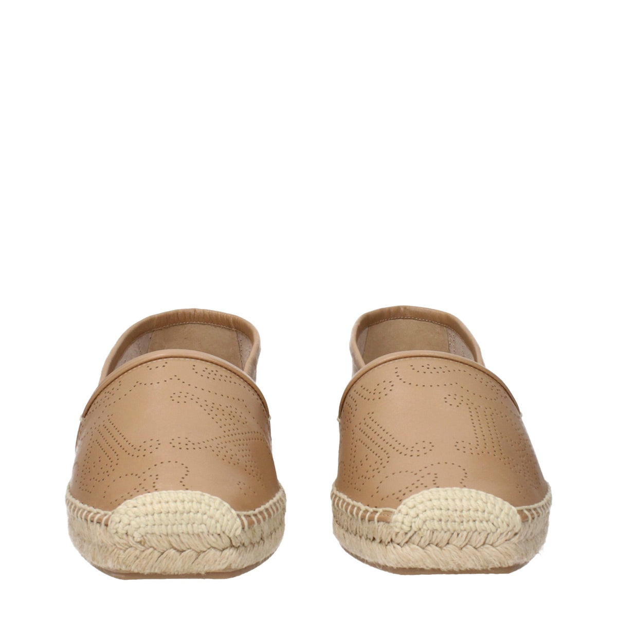 Max Mara Brown Leather Espadrilles