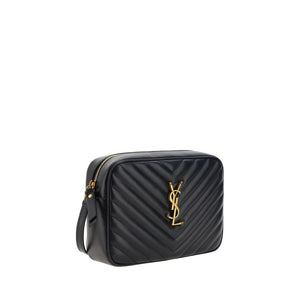 Saint Laurent Black Calf Leather Bos Taurus Shoulder Bag