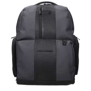 Piquadro Gray Nylon Backpack