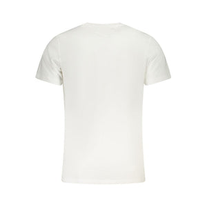Tommy Hilfiger White Cotton Men T-Shirt