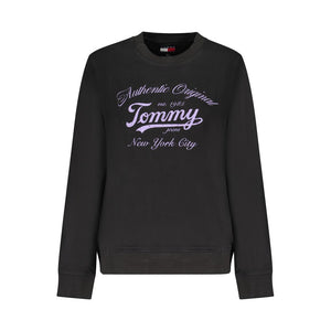 Tommy Hilfiger Black Cotton Women Sweater
