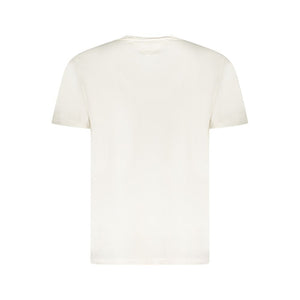 Tommy Hilfiger White Cotton Men T-Shirt