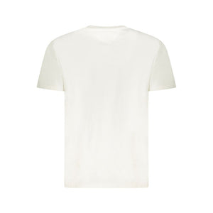 Tommy Hilfiger White Cotton Men T-Shirt