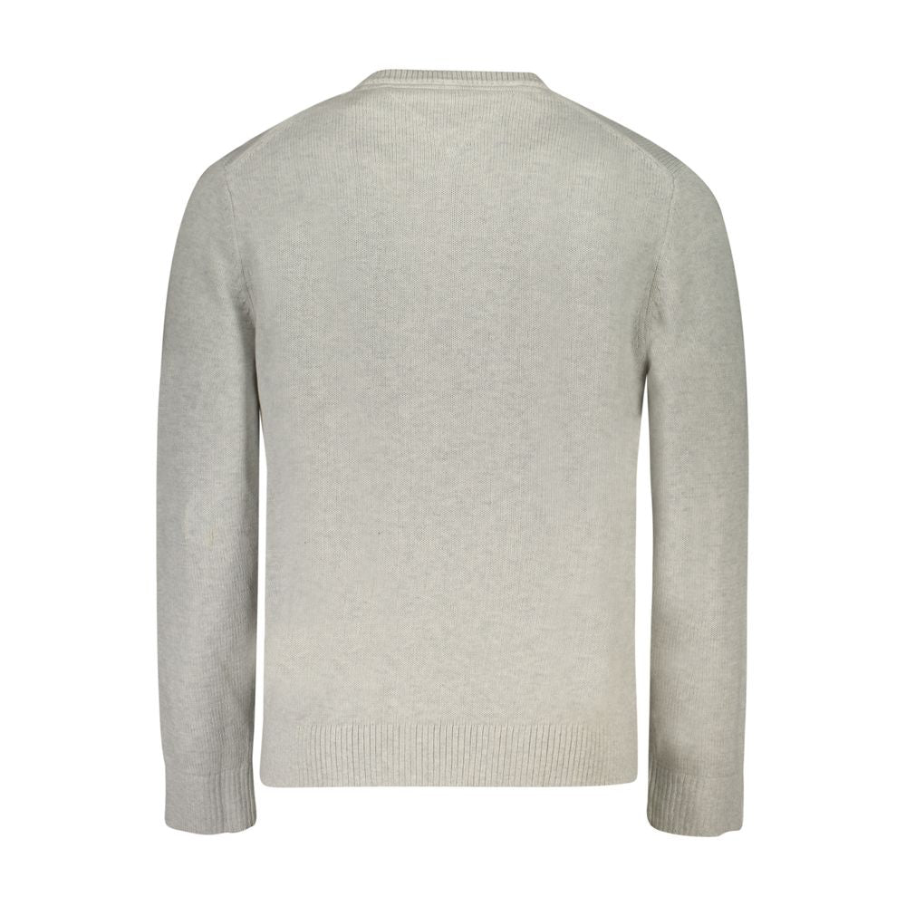 Tommy Hilfiger Gray Cotton Men Sweater