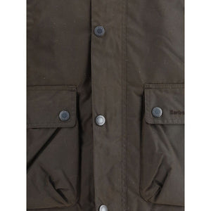 Barbour Brown Cotton Rain Coat