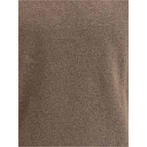Brooksfield Brown Fleece Wool Turtleneck