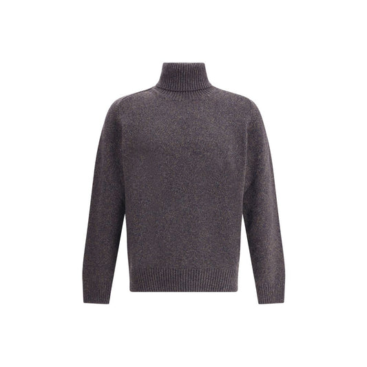 Brooksfield Multicolor Fleece Wool Turtleneck