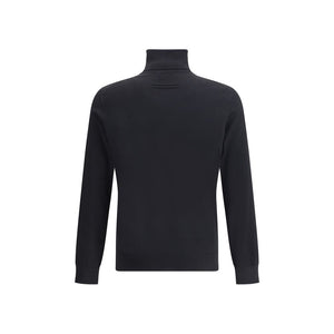 ZEGNA Black Cashmere Turtleneck