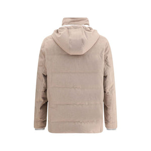 Brunello Cucinelli Beige Cashmere Coat
