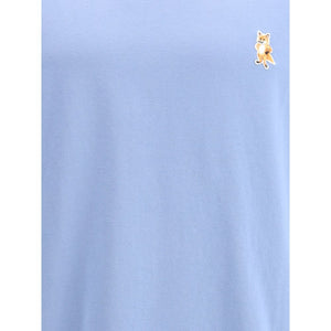 Maison Kitsuné Light Blue Cotton T-Shirt