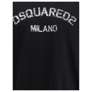 Dsquared² Black Cotton T-Shirt