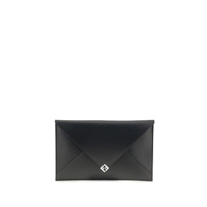 Fendi Black Leather Clutch Bag