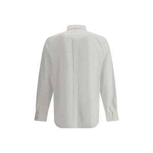 Saint Laurent White Cotton Dress Shirt