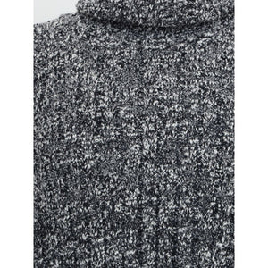 Dolce & Gabbana Gray Fleece Wool Turtleneck