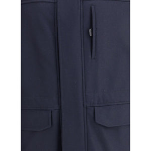 Brioni Blue Cashmere Coat