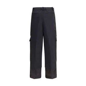 Undercover Black Polyester Cargo Pants