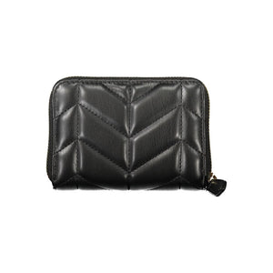 Mario Valentino Black Polyurethane Women Wallet
