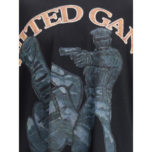 PDF Channel Black Cotton T-Shirt