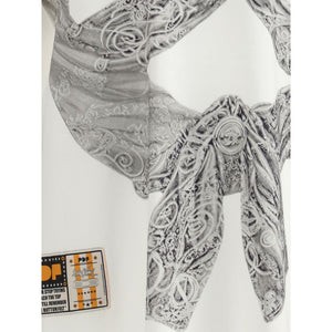 PDF Channel Cream Cotton T-Shirt