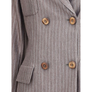 Giorgio Armani Brown Cashmere Blazer