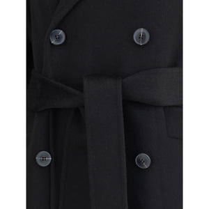 Dynamis Studio Black Wool Coat
