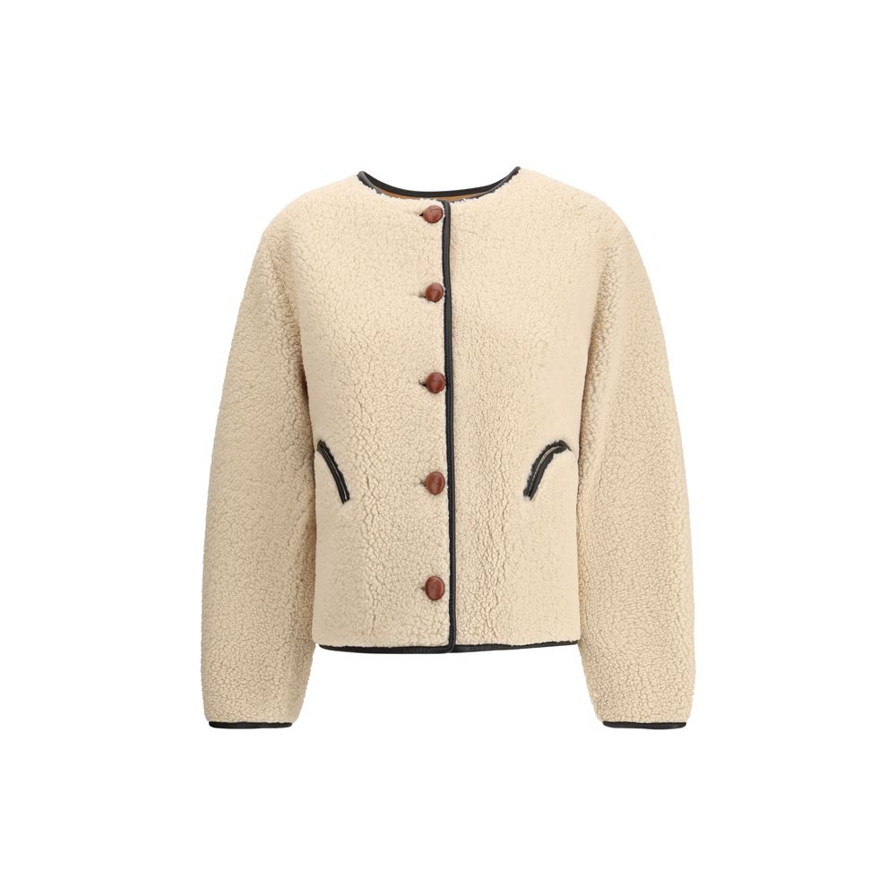 Blazé Milano Beige Goatskin Coat