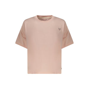 Guess Jeans Pink Cotton Women T-Shirt