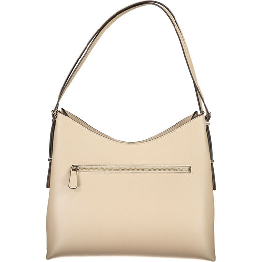 Guess Jeans Beige Polyethylene Women Handbag
