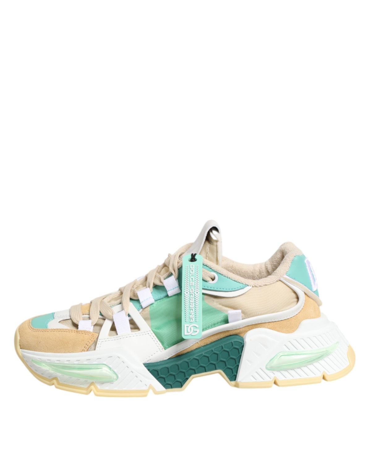 Dolce & Gabbana Multicolor Leather Airmaster Low Top Sneakers Shoes