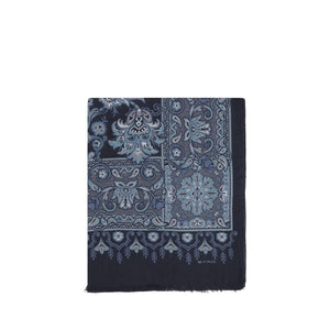 Etro Blue Modal Scarf
