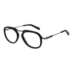 Ermenegildo Zegna Black Metal Glasses (Frames)