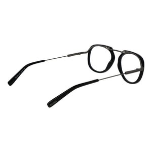 Ermenegildo Zegna Black Metal Glasses (Frames)