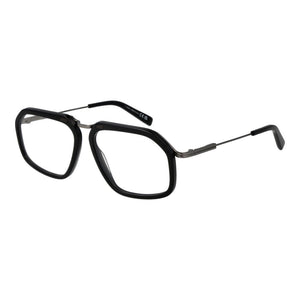 Ermenegildo Zegna Black Metal Glasses (Frames)