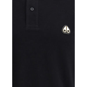 Moose Knuckles Black Cotton Polo Shirt