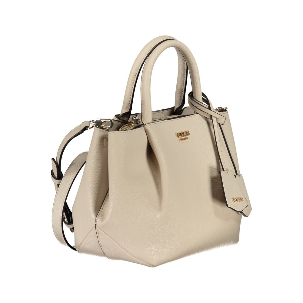 Guess Jeans Beige Polyethylene Women Handbag