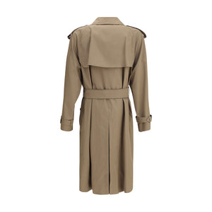 Burberry Beige Cotton Trench Coat