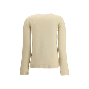 Valentino Cream Fleece Wool Sweatshirt