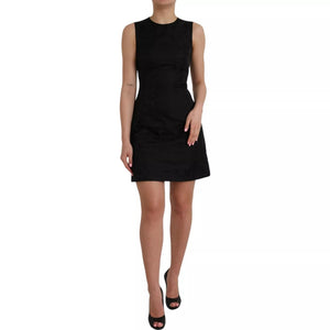 Dolce & Gabbana Black Sleeveless Bodycon A-line Mini Dress