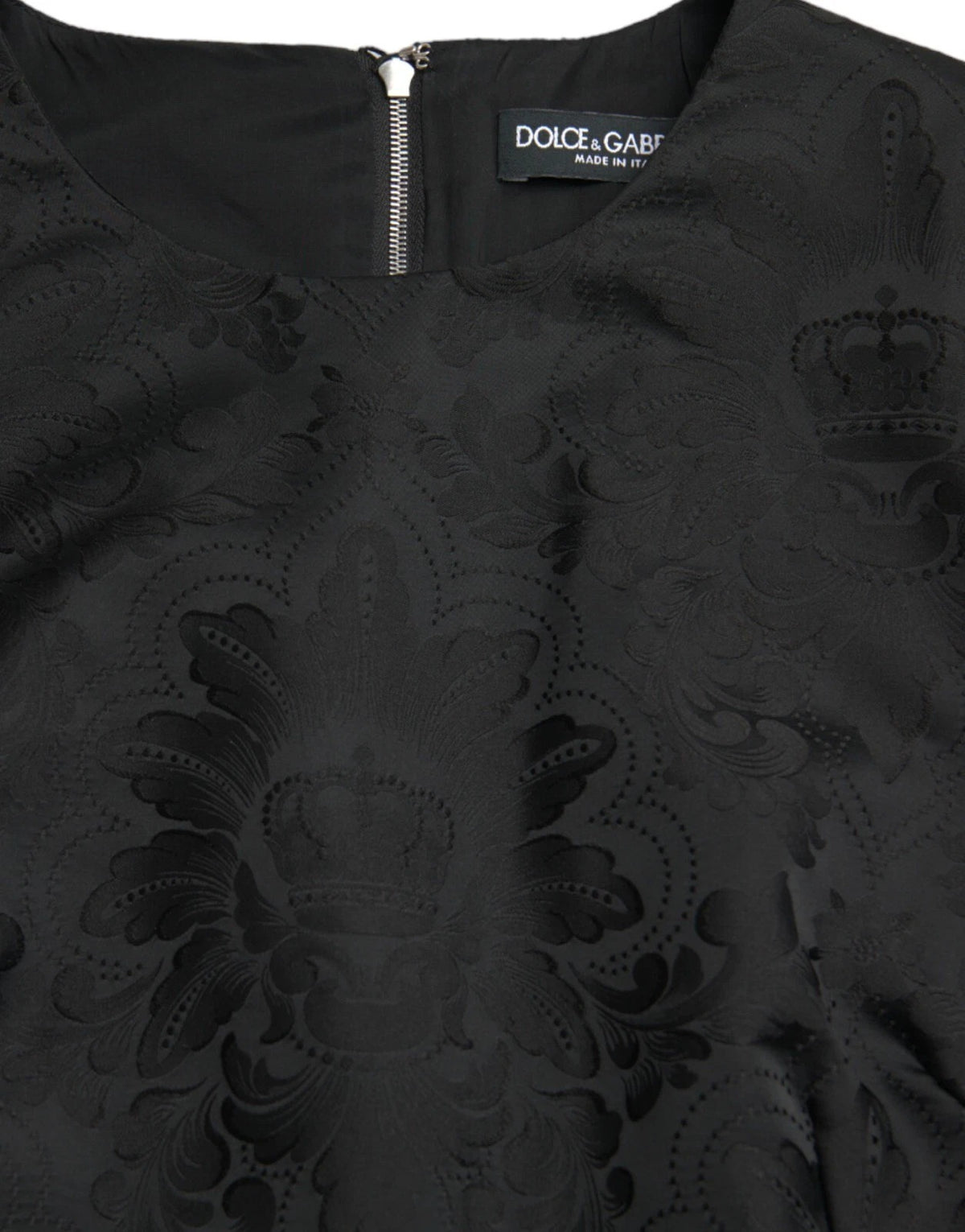 Dolce & Gabbana Black Sleeveless Bodycon A-line Mini Dress