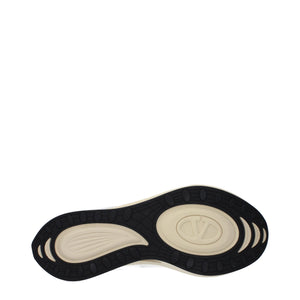 Valentino Garavani White Fabric Athletic Sneakers