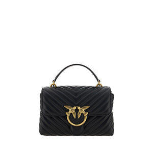 PINKO Black Calf Leather Bos Taurus Wallet